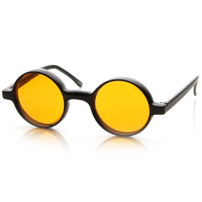 Small Retro Round Lennon Style Color Lens Sunglasses 8631