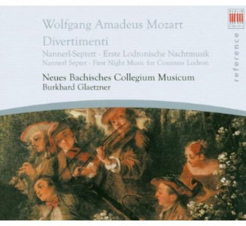 the album cover for W.A. Mozart - Divertimento