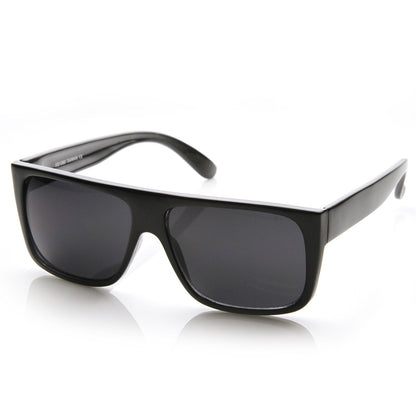 Mens Retro Super Flat Top Aviator Square Sunglasses 8685