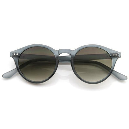 Vintage Inspired Key Hole Round Spectacles P3 Sunglasses 7055
