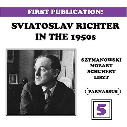 Richter / Schubert / Debussy / Mozart / Liszt - Sviatoslav Richter In The 50's 5 - Music CD