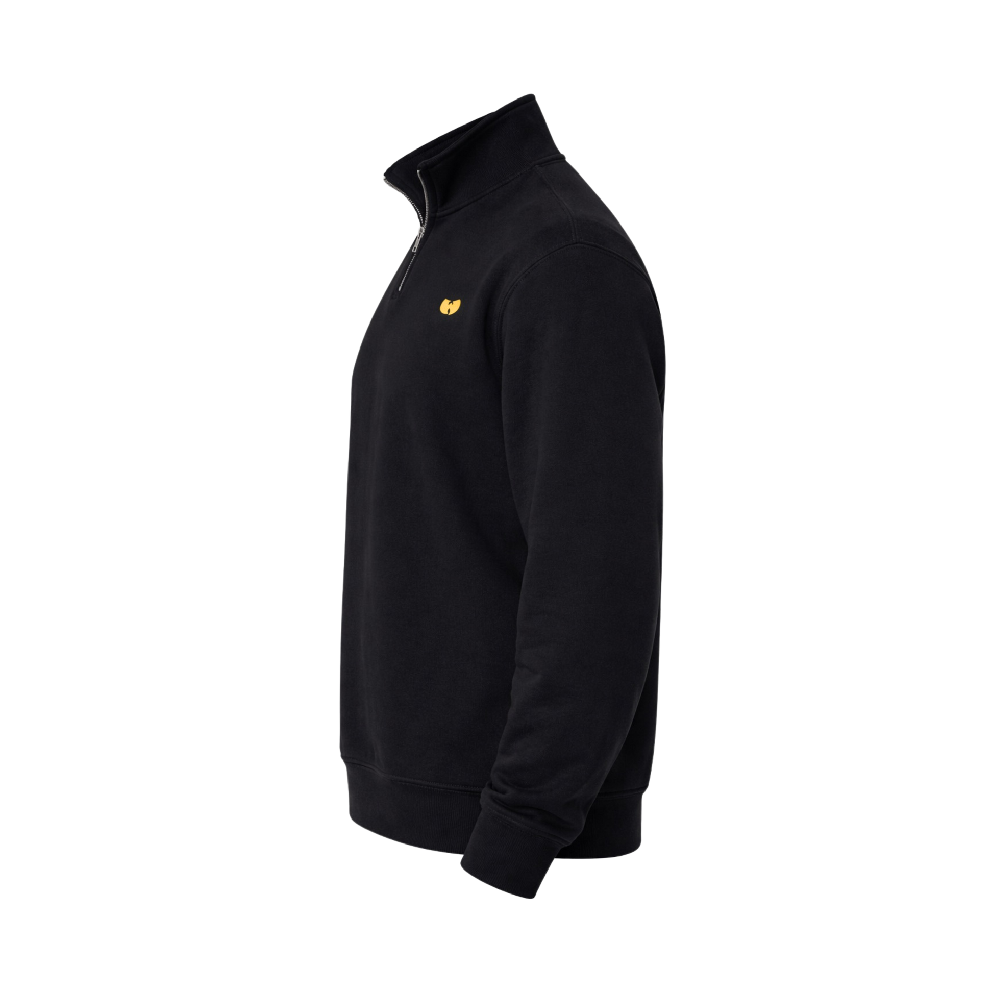 Wu-Tang Clan Wu Quarter Zip Sweatshirt Black Officially Licensed