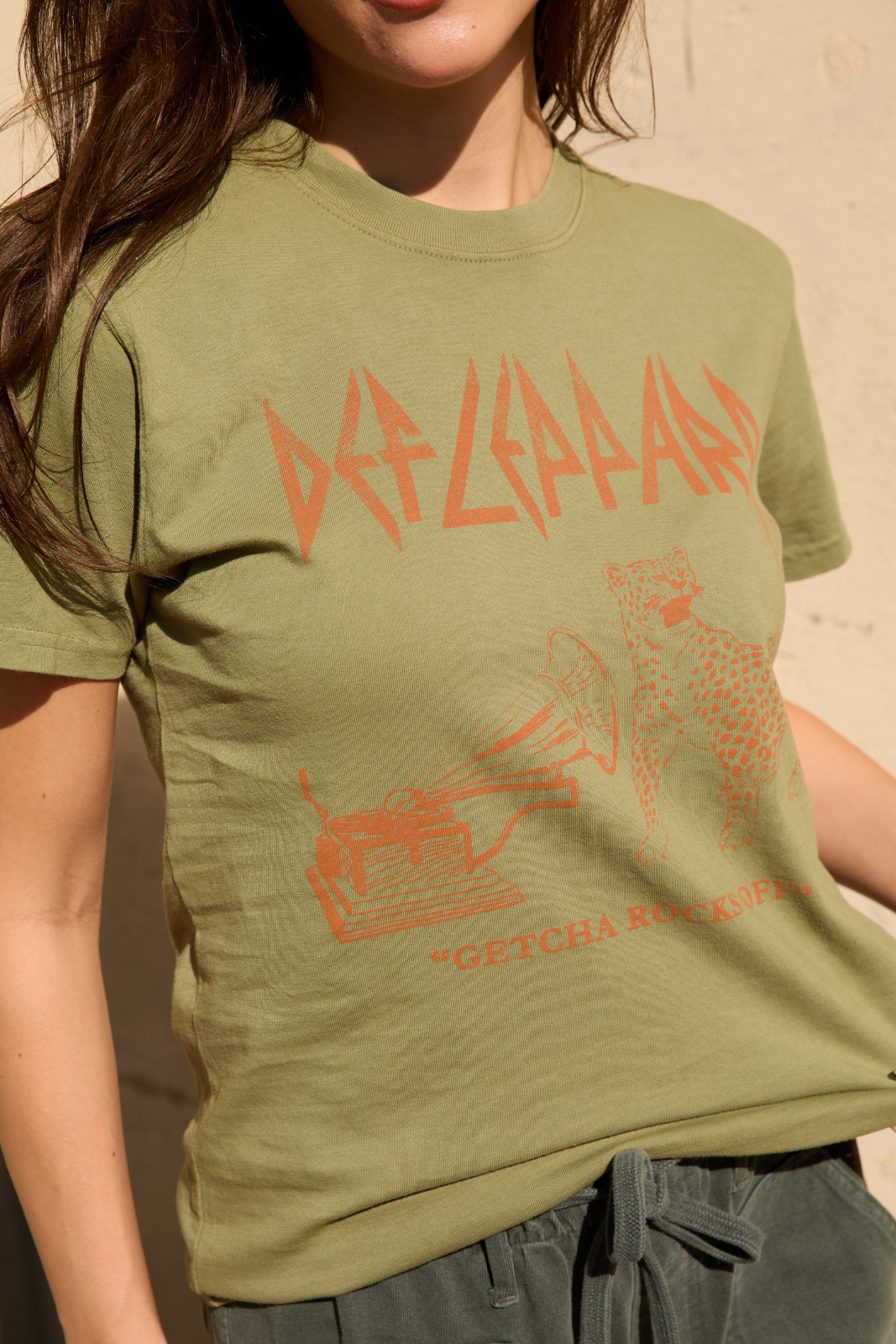 Def Leppard "Getcha Rocks Off" Womens Tee Shirt Officially Licensed