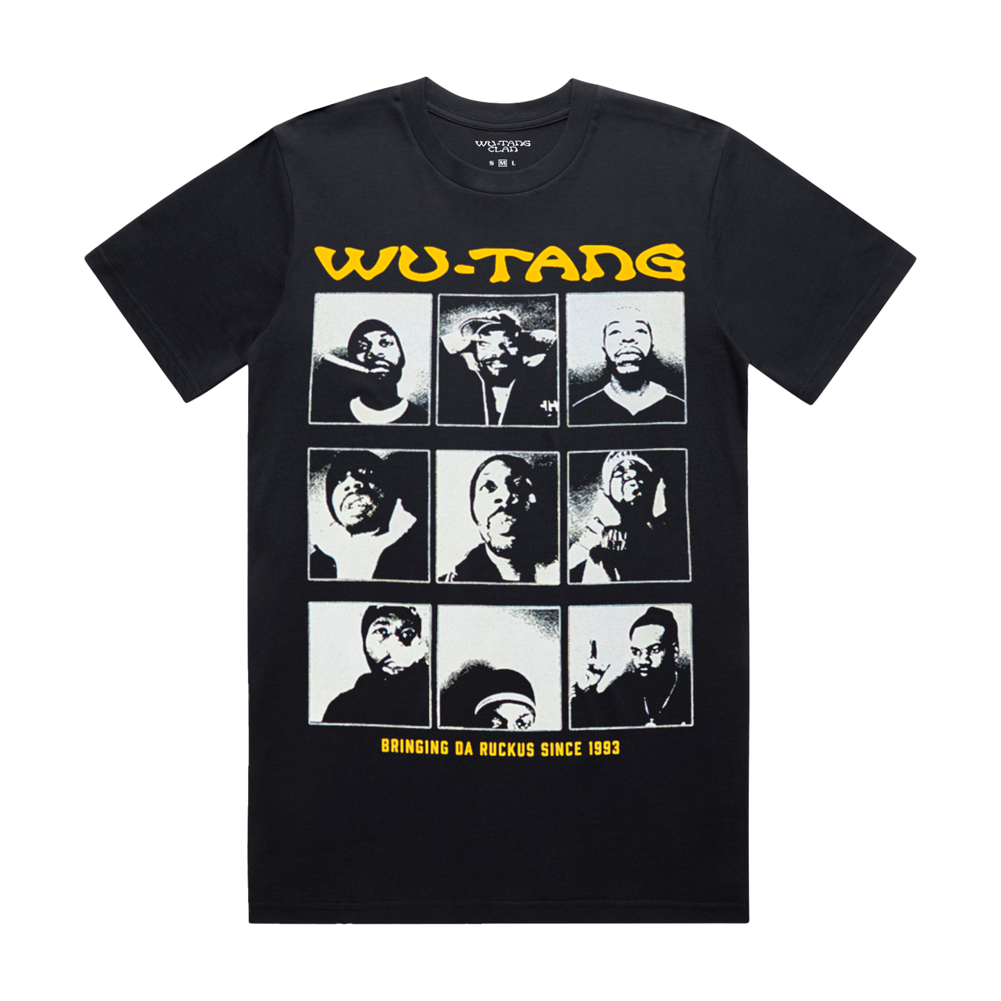 Wu-Tang Clan Officially Licensed 9 Diagrams Mens T Shirt Black