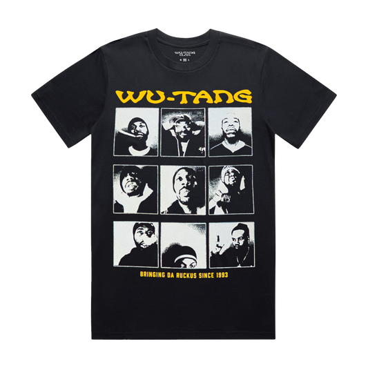 Wu-Tang Clan Officially Licensed 9 Diagrams Mens T Shirt Black
