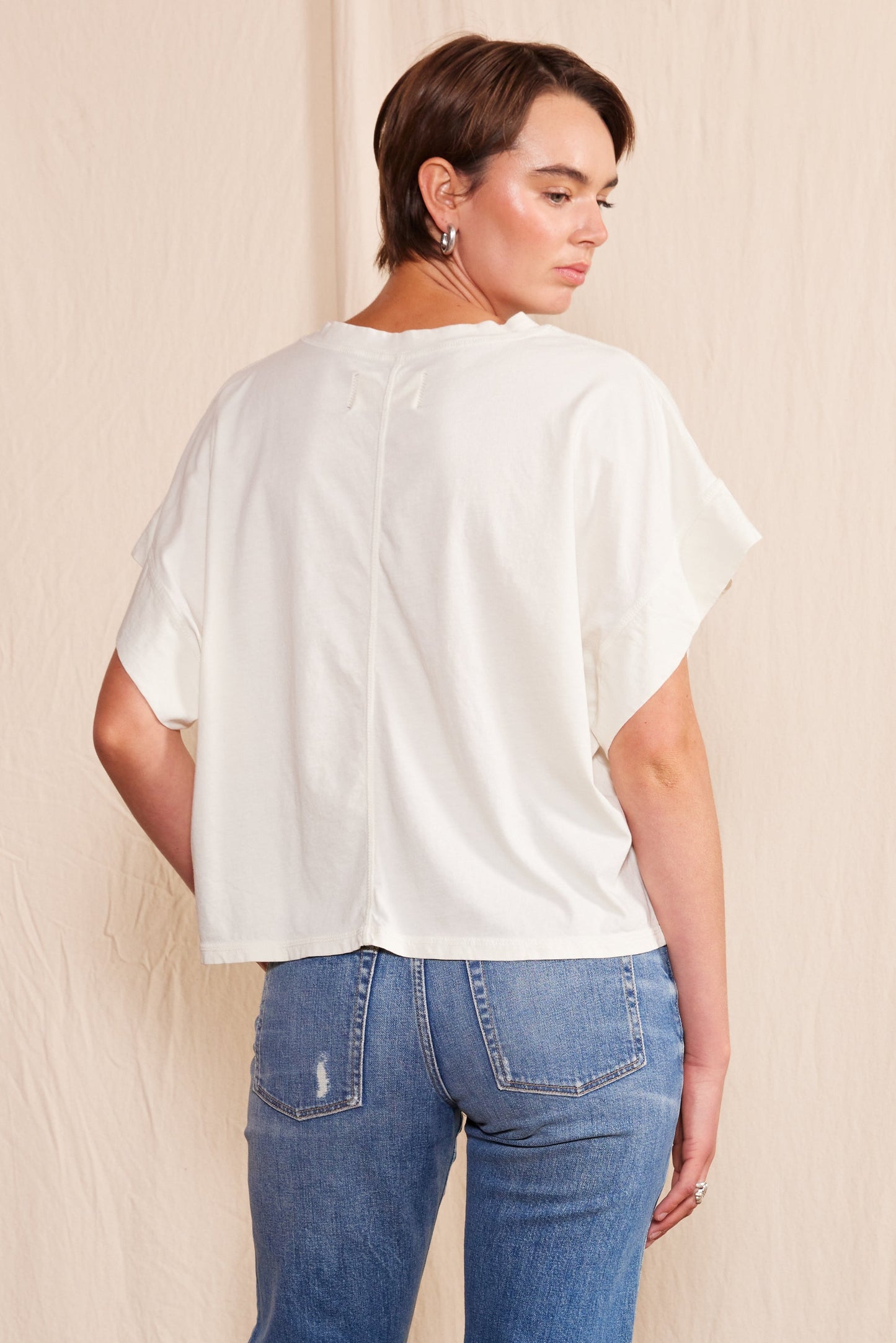 Honky Tonk Cowgirl Crew Neck Womens T Shirt White