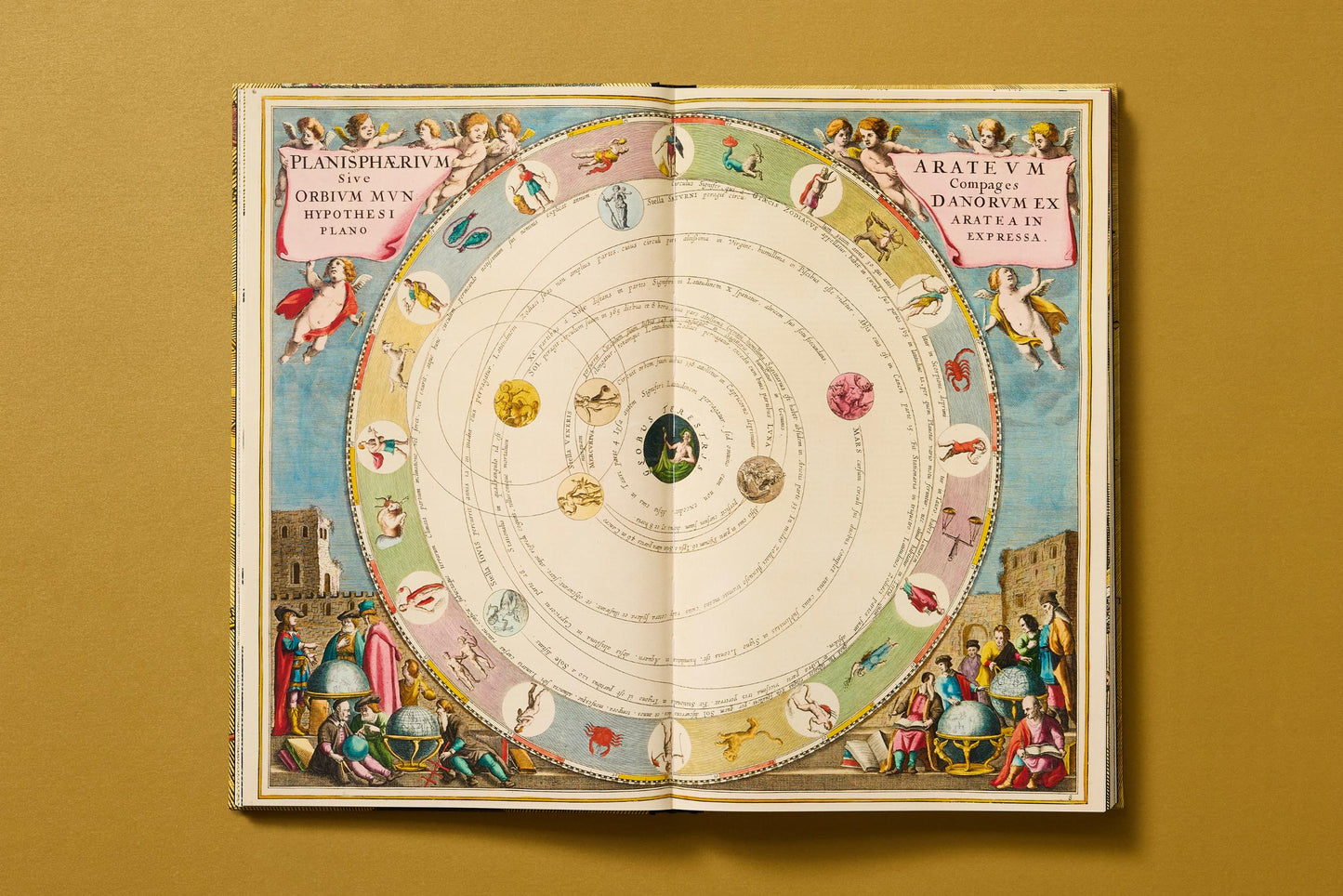 Cellarius Atlas (German, French, English) Book