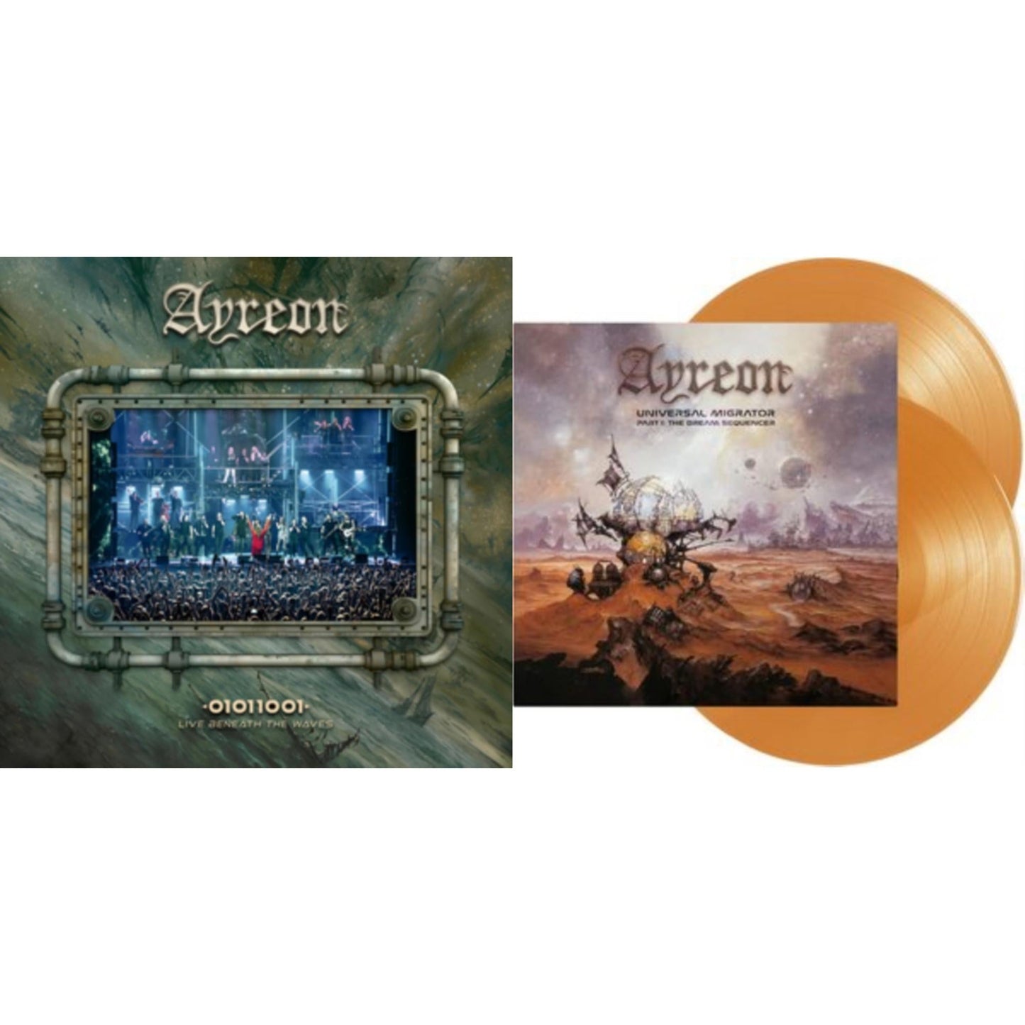 Ayreon - Universal Migrator Part I: The Dream Sequencer & 01011001 - Live Beneath The Waves (Green LP Vinyl)