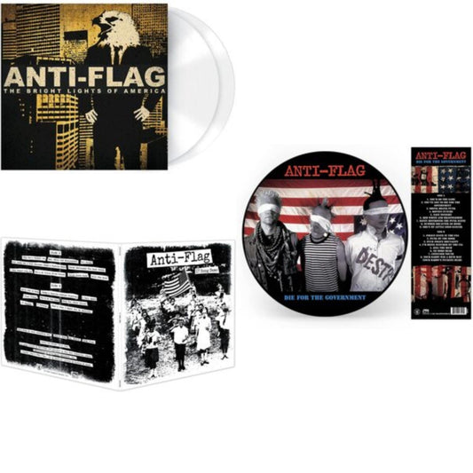 Anti-Flag - Bright Lights Of America (2LP/180G/Solid White Vinyl) & 17 Song Demo & Die For The Government (Picture Disc)