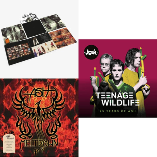 Ash - Teenage Wildlife - 25 Years Of Ash & 1977 (Splatter LP Vinyl) & Meltdown (Splatter Edition)