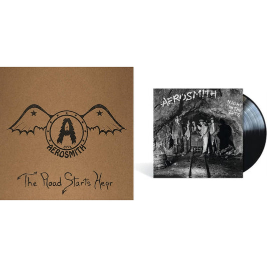 Aerosmith - 1971: The Road Starts Here & Night In The Ruts - LP Vinyl Bundle