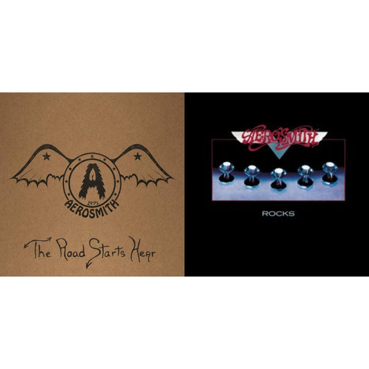 Aerosmith - 1971: The Road Starts Here & Rocks - LP Vinyl Bundle