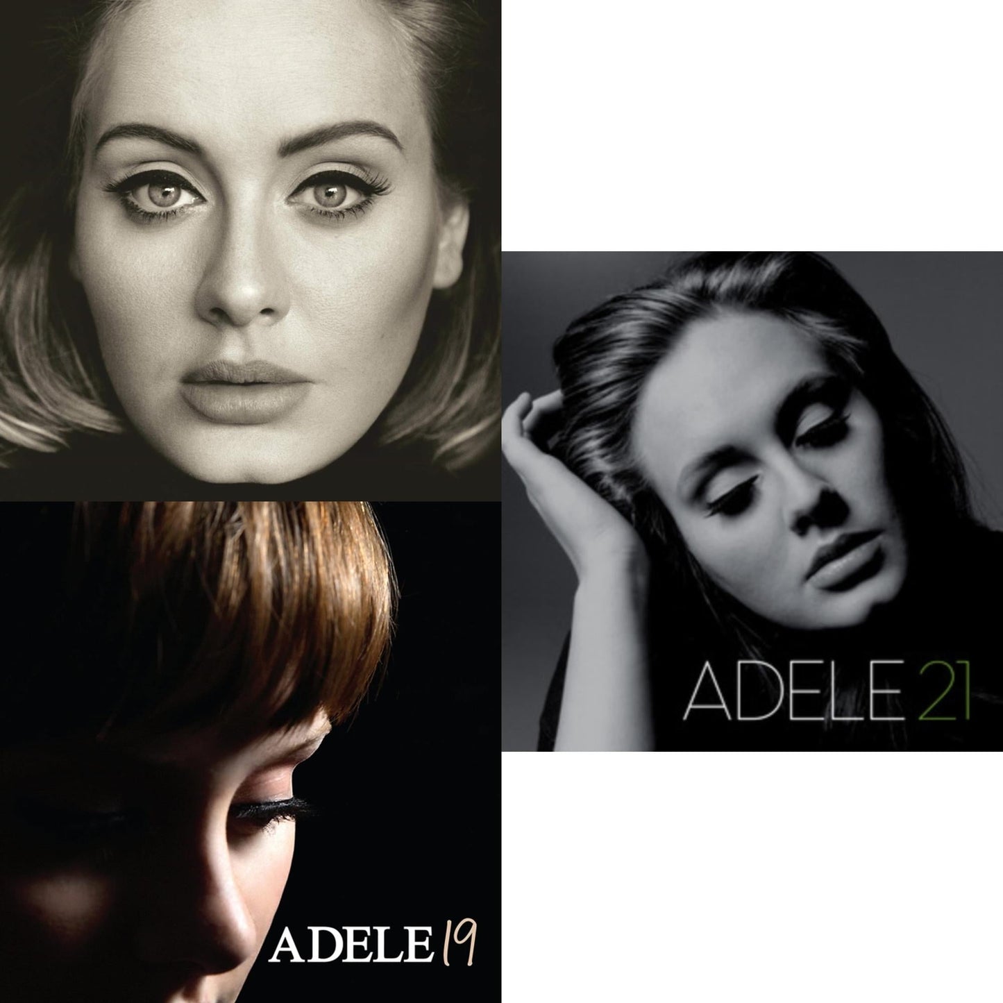 Adele - 25 & 19 & 21 - LP Vinyl Bundle