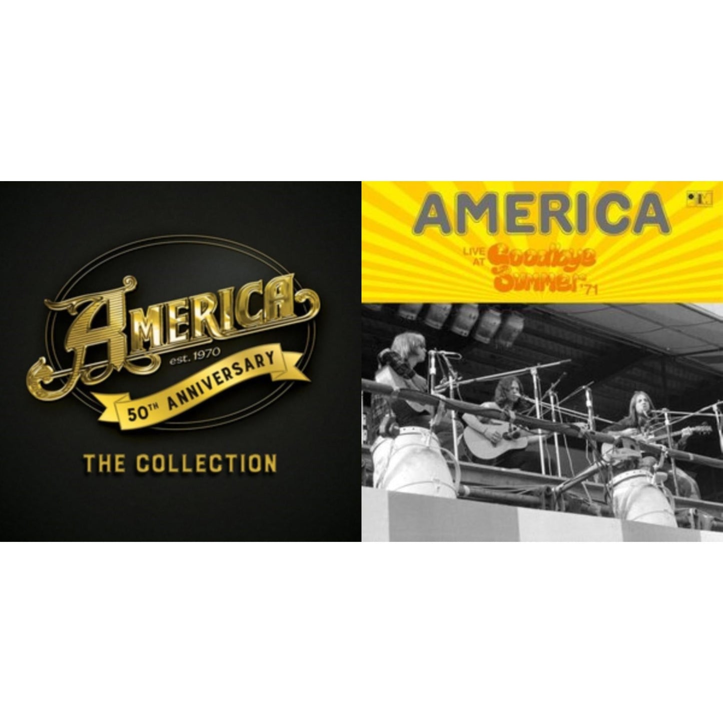 America - Live At Goodbye Summer '71 & 50Th Anniversary - LP Vinyl Bundle