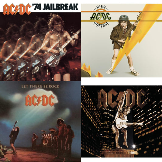 Ac/Dc - 74 Jailbreak & High Voltage & Let There Be Rock & Stiff Upper Lip - CD Bundle