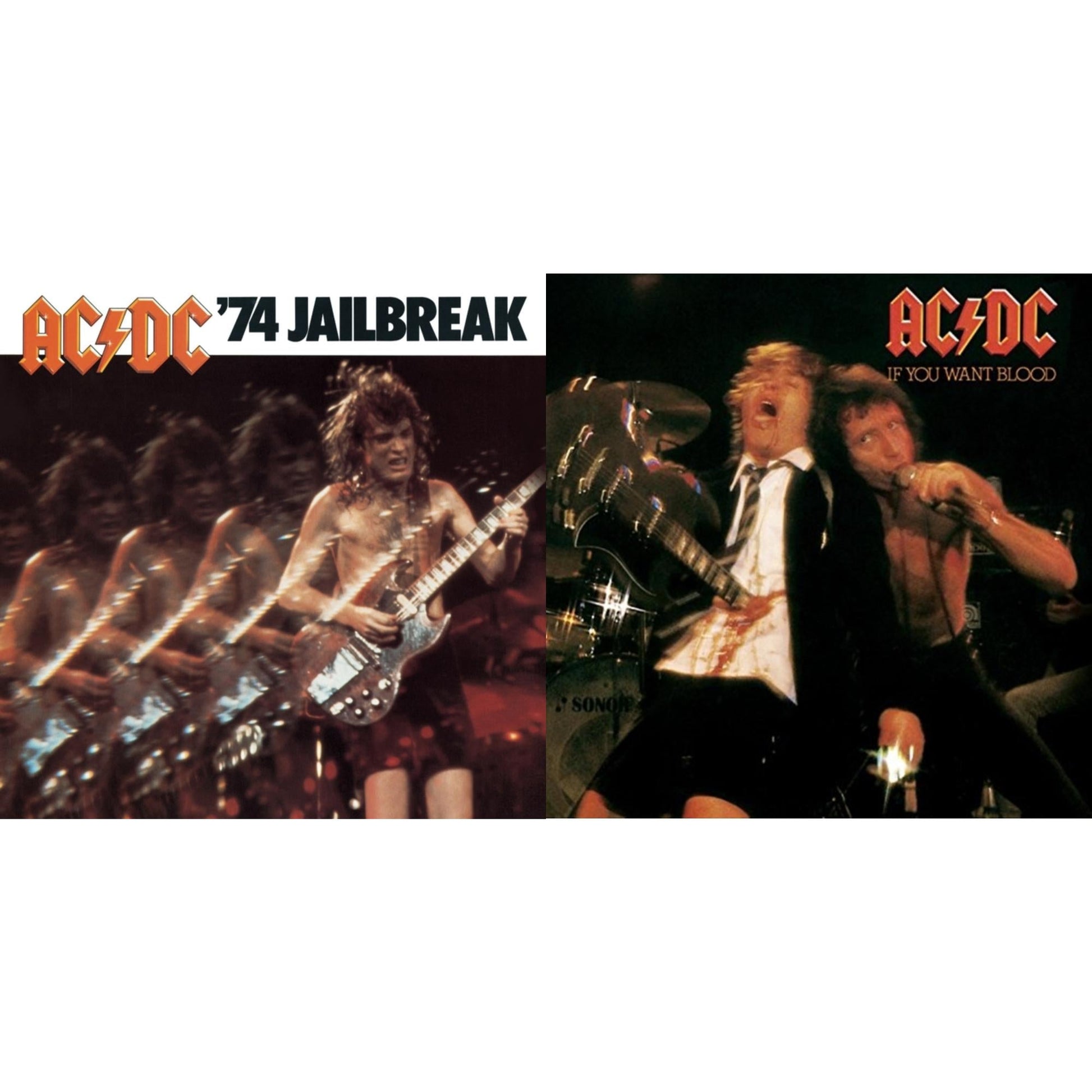Ac/Dc - 74 Jailbreak & If You Want Blood You've Got It - CD Bundle