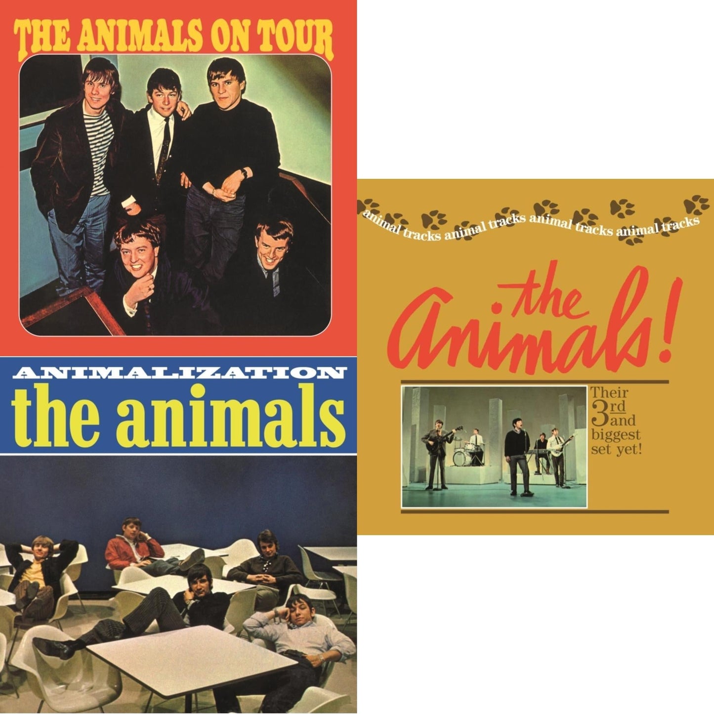 Animals - Animals On Tour & Animal Tracks & Animalization - LP Vinyl Bundle