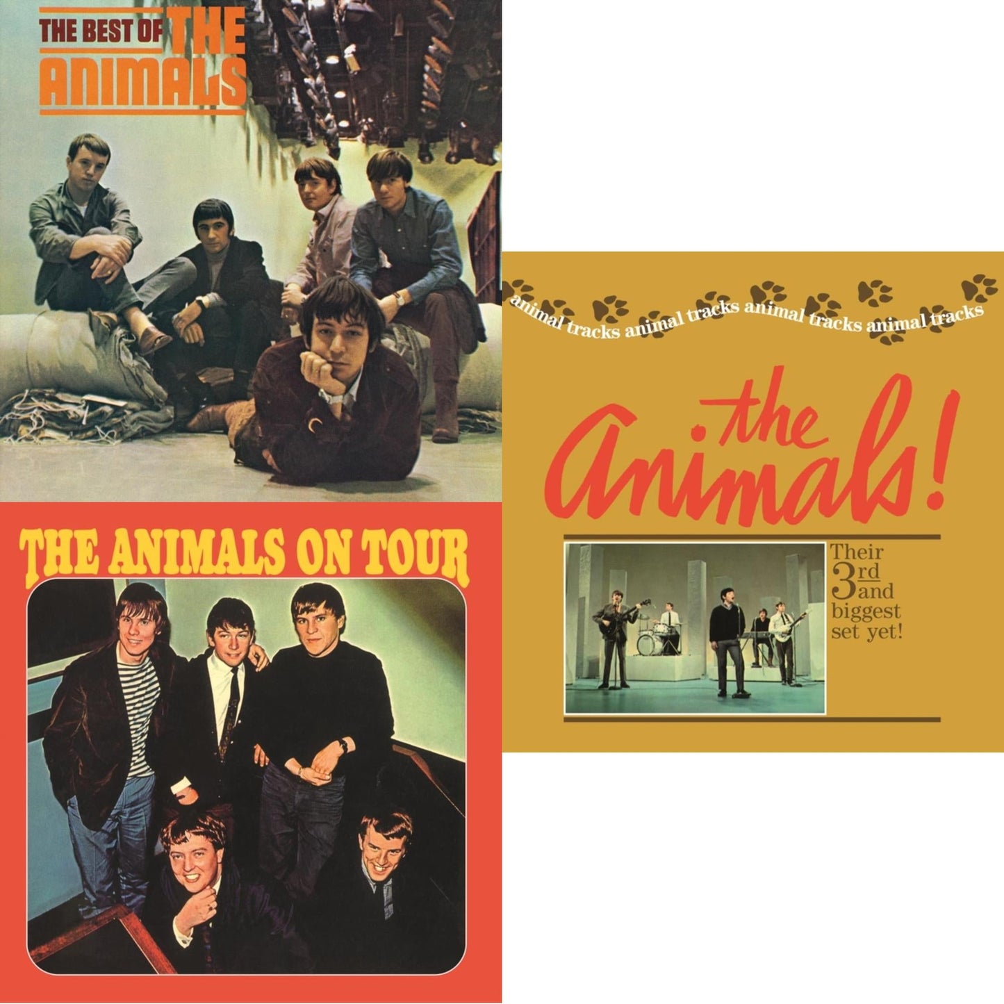 Animals - Best Of The Animals & Animals On Tour & Animal Tracks - LP Vinyl Bundle