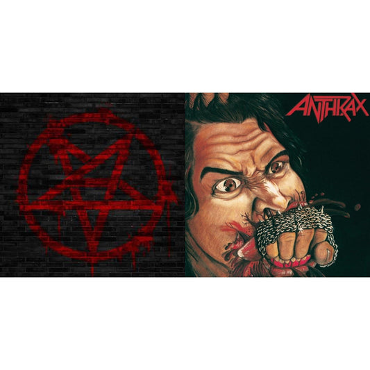 Anthrax - Anthems (Pink LP Vinyl) (Ten Bands One Cause) & Fistful Of Metal (Yellow LP Vinyl) (Ams Exclusive)