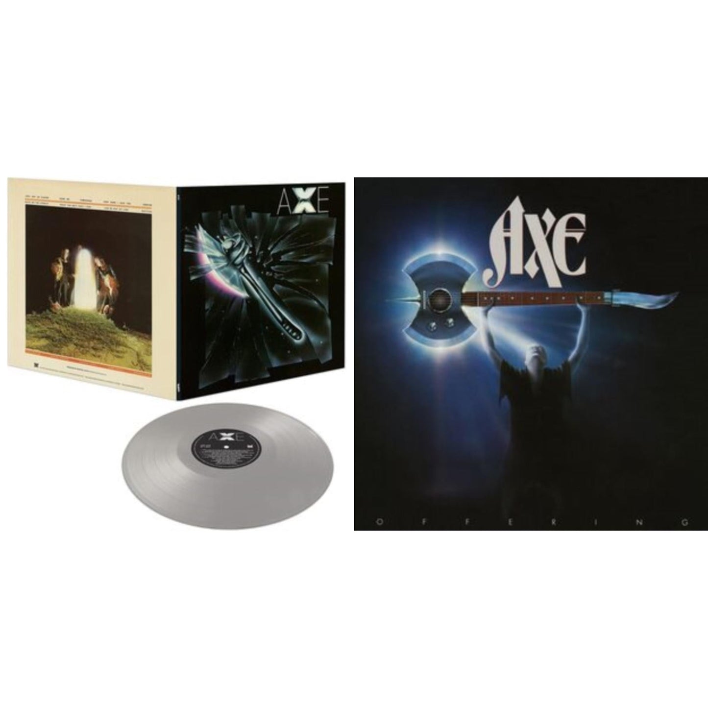 Axe - Axe (Silver LP Vinyl) & Offering