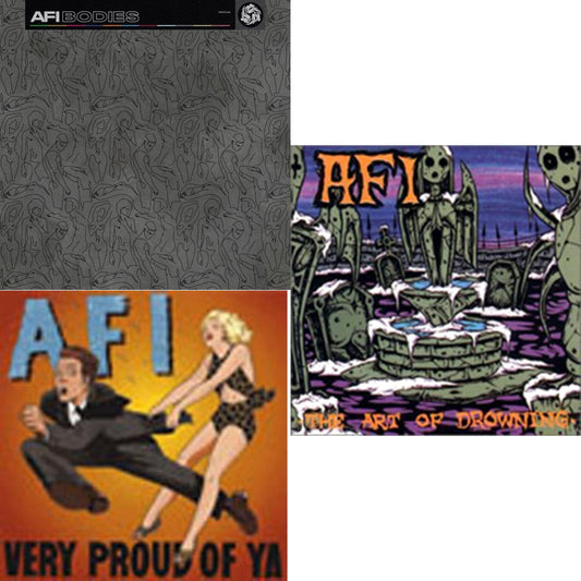 Afi - Bodies (I) & Very Proud Of Ya & Art Of Drowning - LP Vinyl Bundle