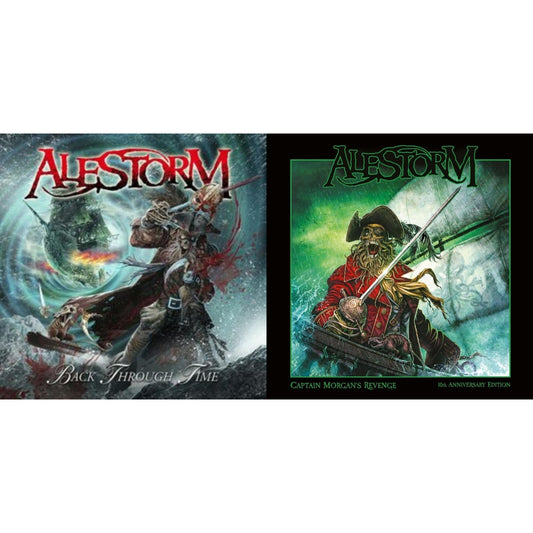 Alestorm - Captain Morgan`S Revenge (10Th Anniversary Edition) & Back Through Time - LP Vinyl Bundle