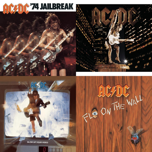 Ac/Dc - 74 Jailbreak & Stiff Upper Lip & Blow Up Your Video & Fly On The Wall - CD Bundle