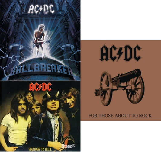 Ac/Dc - Highway To Hell & For Those About To Rock & Ballbreaker - CD Bundle