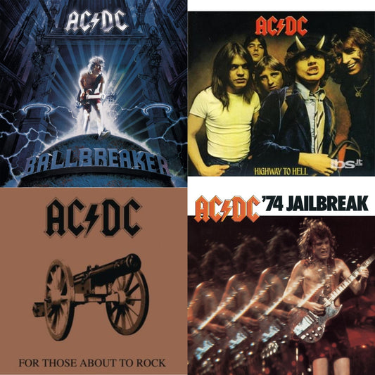 Ac/Dc - 74 Jailbreak & Highway To Hell & For Those About To Rock & Ballbreaker - CD Bundle