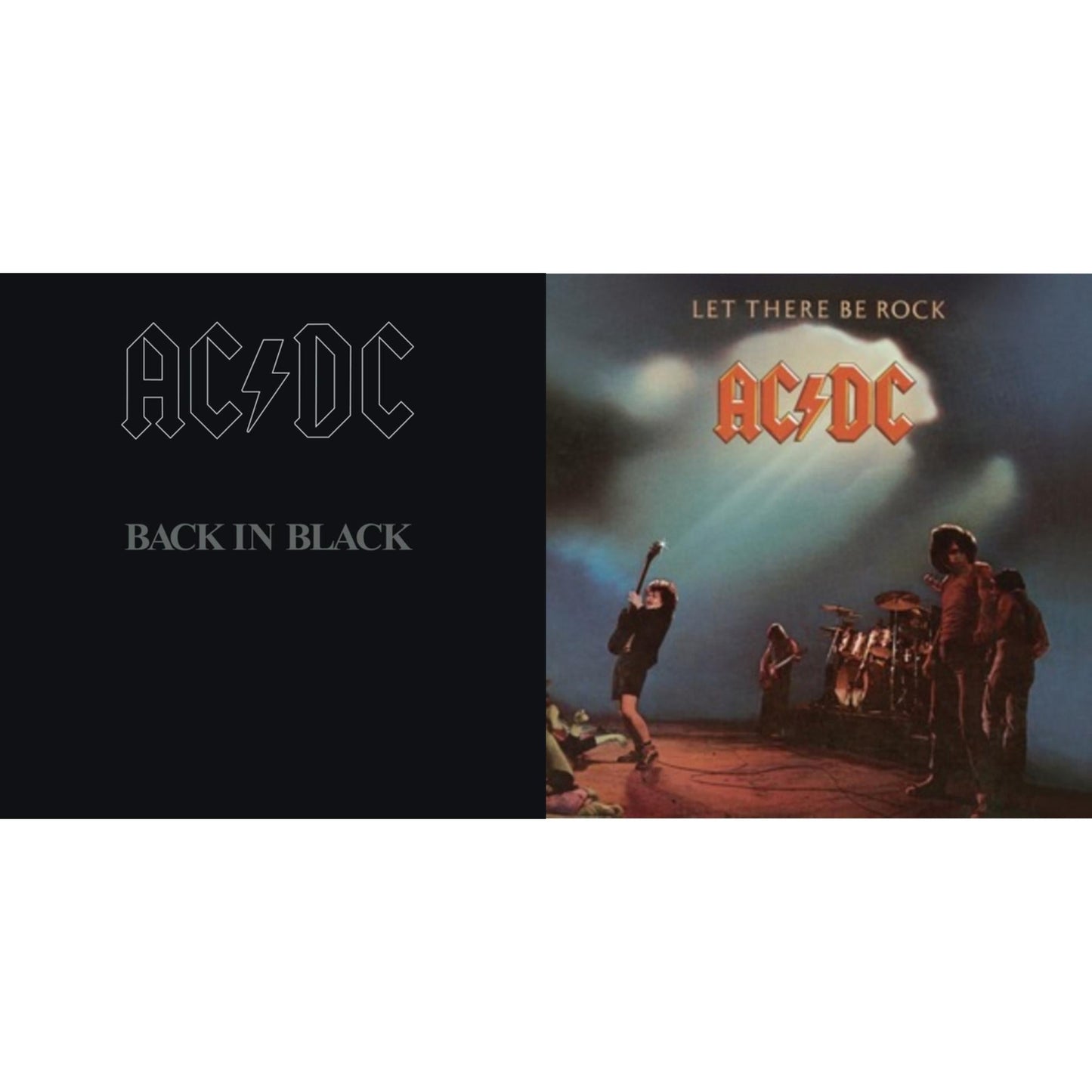 Ac/Dc - Let There Be Rock & Back In Black - CD Bundle