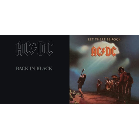 Ac/Dc - Let There Be Rock & Back In Black - CD Bundle