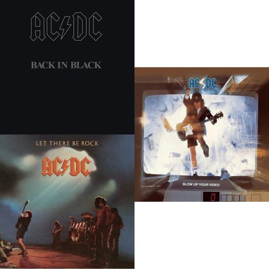 Ac/Dc - Let There Be Rock & Back In Black & Blow Up Your Video - CD Bundle