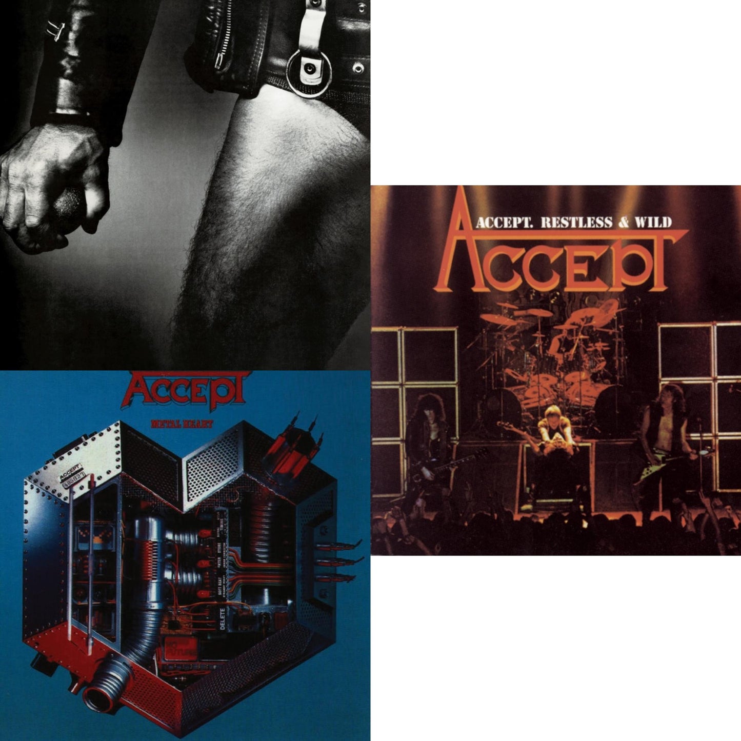 Accept - Balls To The Wall & Metal Heart & Restless & Wild - CD Bundle