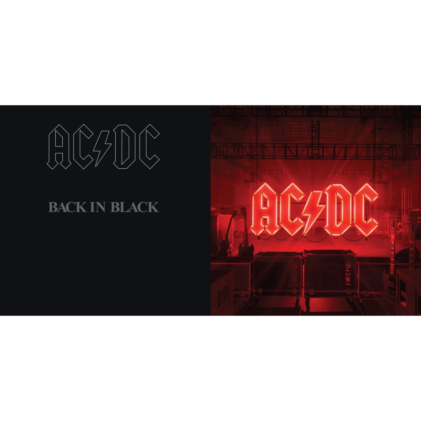 Ac/Dc - Back In Black (180G) & Power Up (180G/Gatefold Jacket/Inner Sleeve) - LP Vinyl Bundle