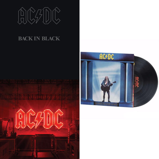 Ac/Dc - Power Up (180G/Gatefold Jacket/Inner Sleeve) & Back In Black (180G) & Who Made Who (180G) - LP Vinyl Bundle