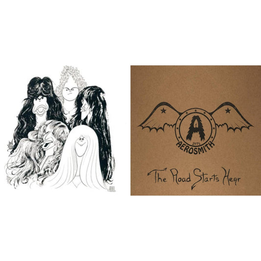 Aerosmith - 1971: The Road Starts Here & Draw The Line - LP Vinyl Bundle