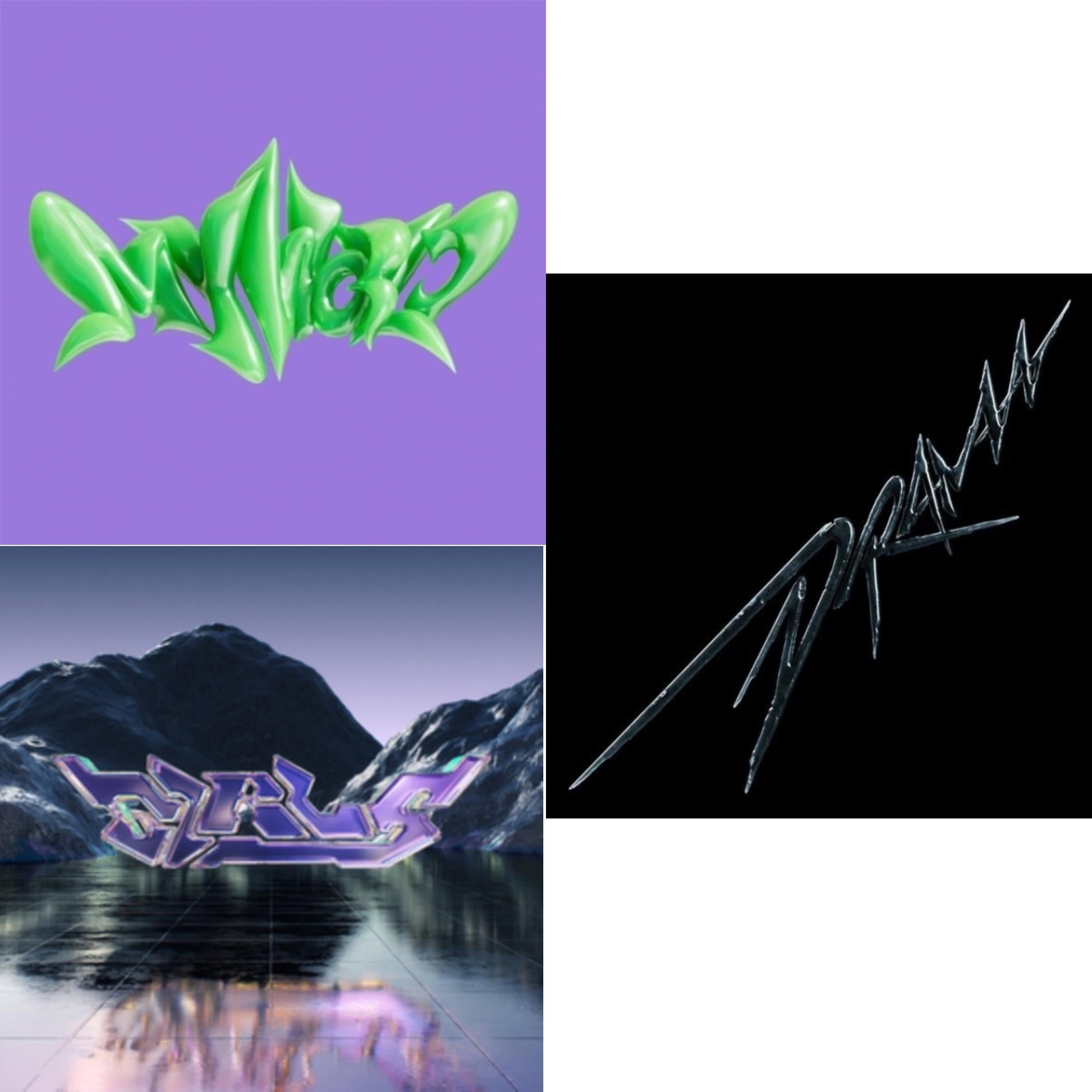 Aespa - My World (3Rd Mini Album/Tabloid Version) & Girls (Digipak Ver.) & Drama (4Th Mini Album/Version C) - CD Bundle
