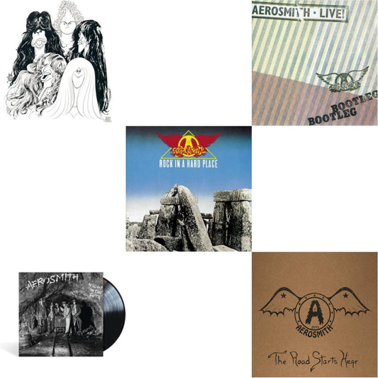 Aerosmith - 1971: The Road Starts Here & Night In The Ruts & Rock In A Hard Place & Live! Bootleg (2LP) & Draw The Line