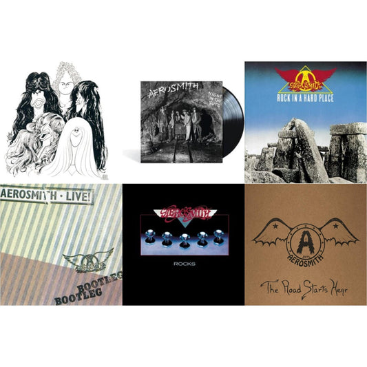 Aerosmith - Draw The Line & Night In The Ruts & Rock In A Hard Place & Live! Bootleg (2LP) & Rocks & 1971: The Road Starts Here
