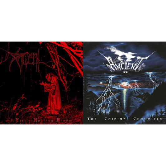 Ancient - Eerily Howling Winds (2LP) & Cainian Chronicle (2LP/Limited/Transparent Blue/Black Marbled Vinyl)