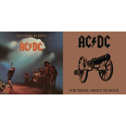 Ac/Dc - Let There Be Rock & For Those About To Rock - CD Bundle