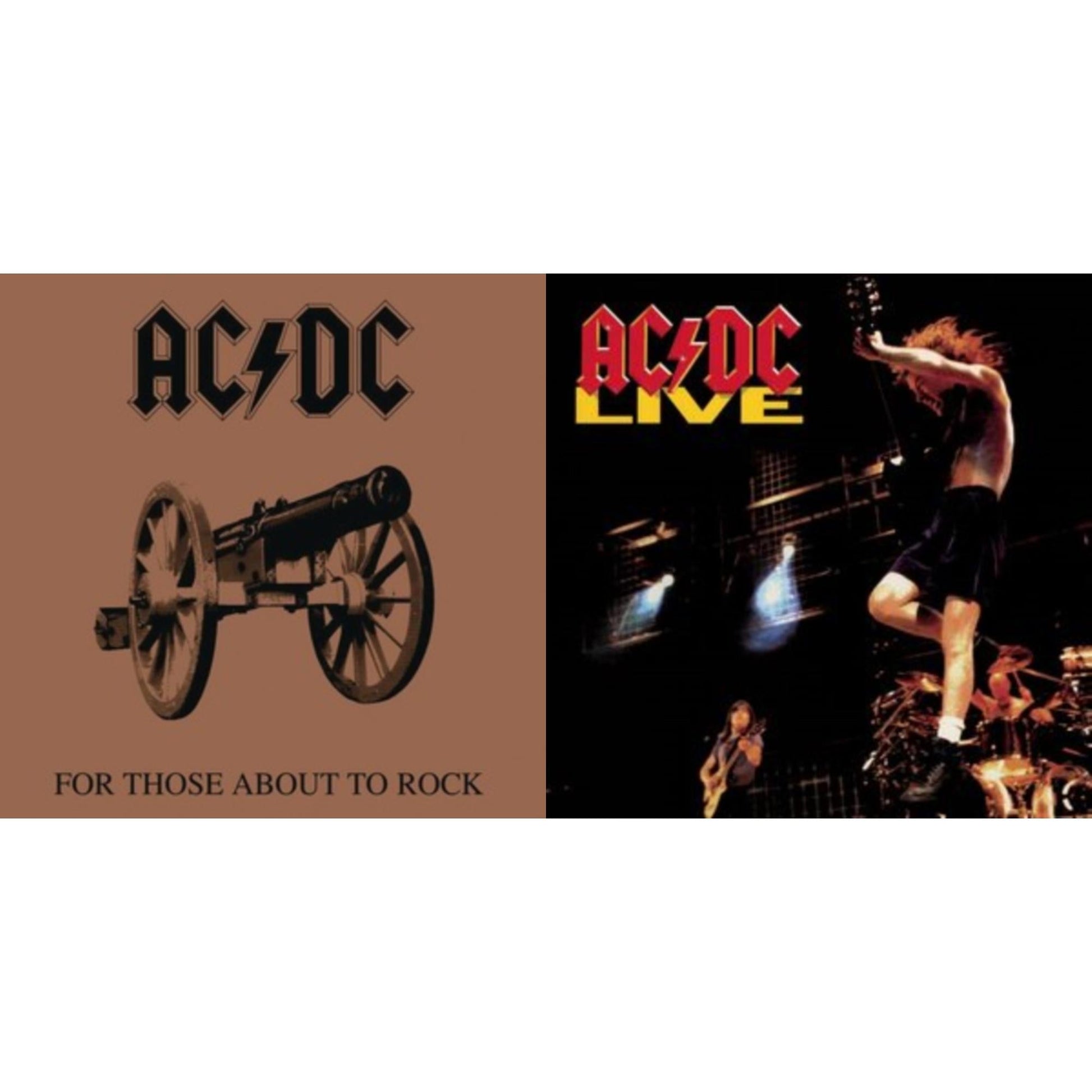Ac/Dc - For Those About To Rock & Live - CD Bundle
