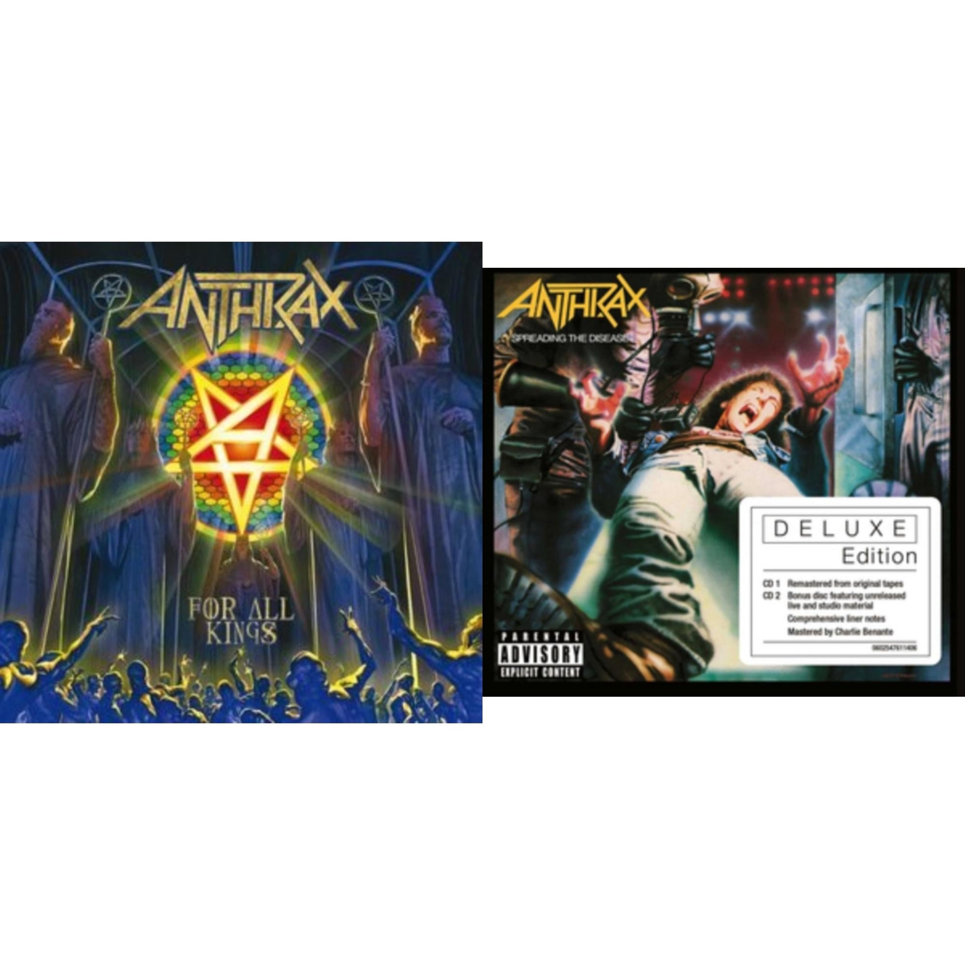 Anthrax - Spreading The Disease & For All Kings - CD Bundle