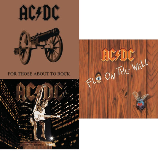 Ac/Dc - For Those About To Rock & Stiff Upper Lip & Fly On The Wall - CD Bundle