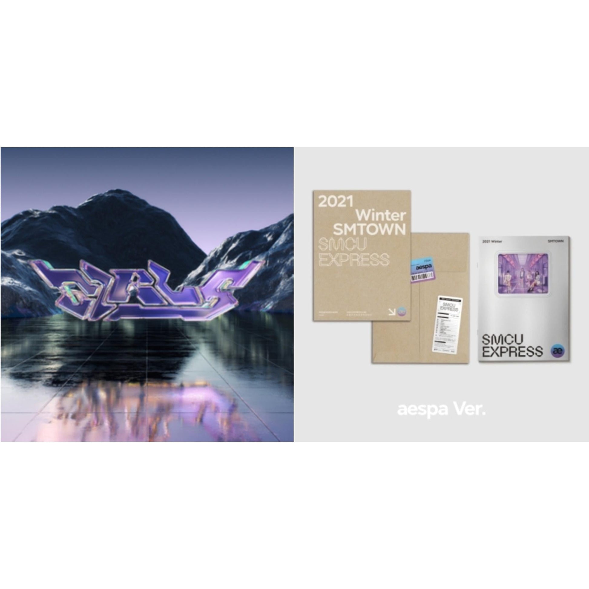Aespa - Girls (Digipak Ver.) & 2021 Winter Smtown: Smcu Exrpess (Aespa) - CD Bundle
