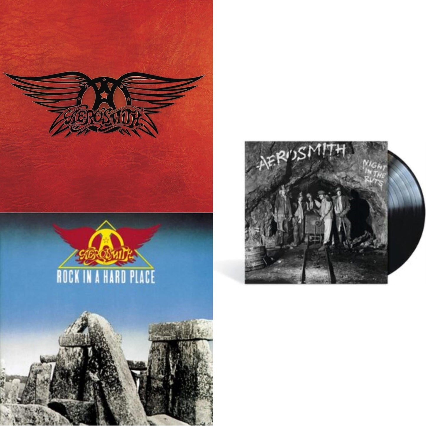 Aerosmith - Greatest Hits (2LP) & Night In The Ruts & Rock In A Hard Place