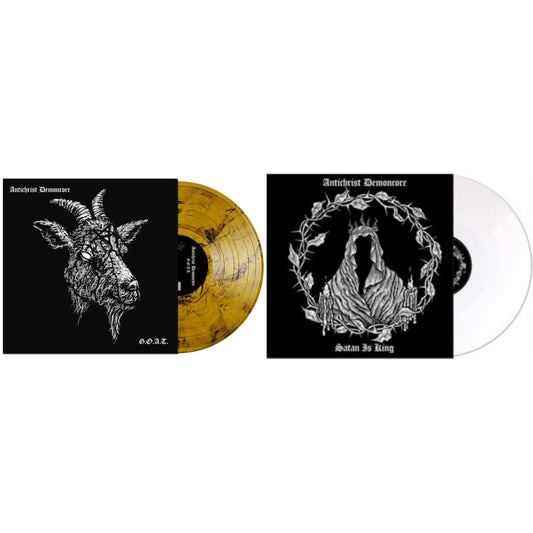 Acxdc - Satan Is King (White LP Vinyl) & G.O.A.T. (Orange & Black Marbled LP Vinyl)
