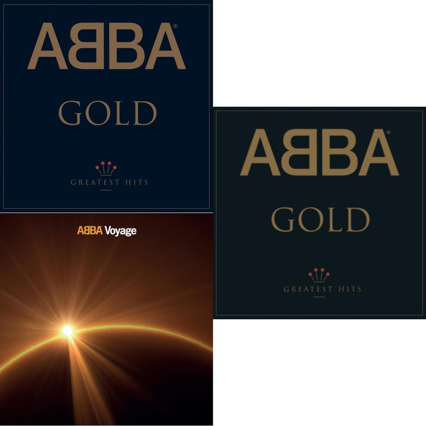Abba - Gold (2LP) & Voyage & Gold - Greatest Hits (Picture Disc/2LP)