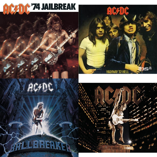 Ac/Dc - 74 Jailbreak & Highway To Hell & Ballbreaker & Stiff Upper Lip - CD Bundle