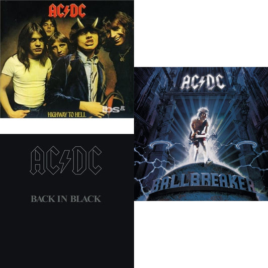 Ac/Dc - Highway To Hell & Back In Black & Ballbreaker - CD Bundle